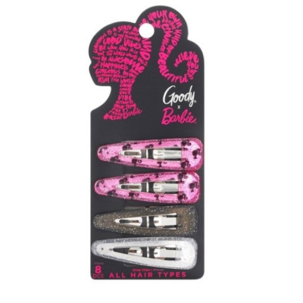 Barbie Barrettes by Goody - 4 pieces